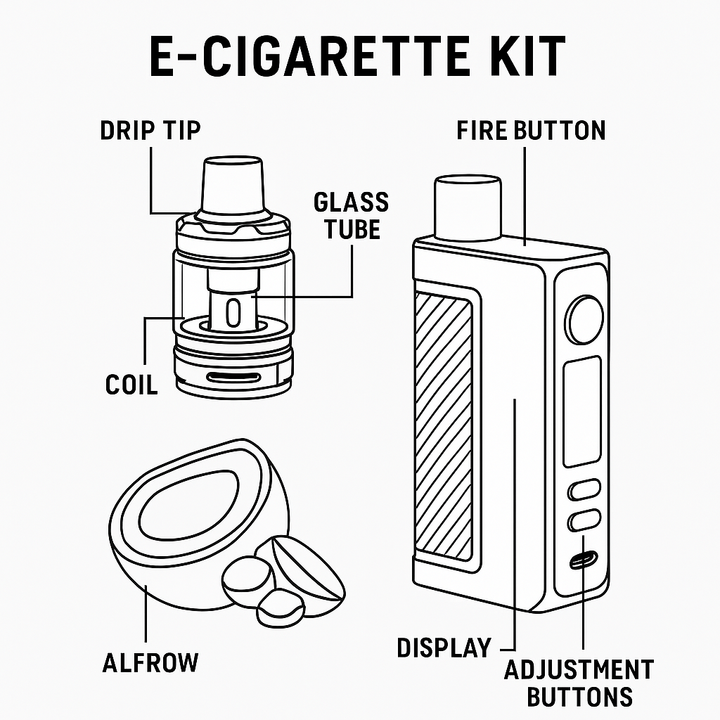 kit cigarettes électronique 