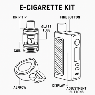 kit cigarettes électronique 