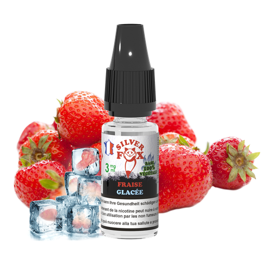 🍓 E-liquide Silver Fox Fraise 10 ml / 10mg NS