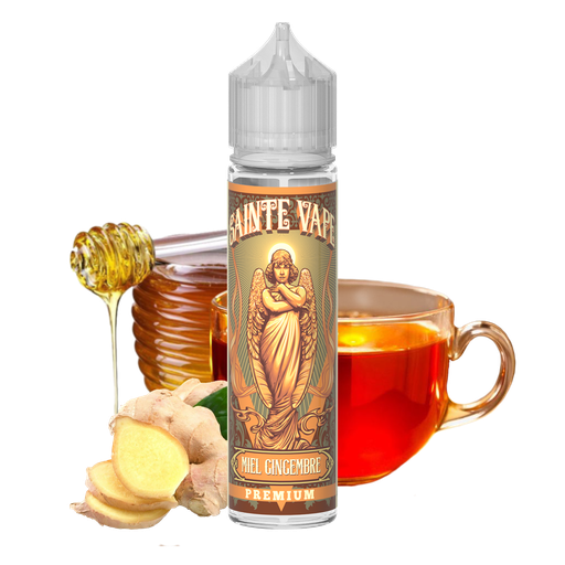 E-Liquide Miel gingembre - sainte vape 50 ml. : 100 % pflanzlich