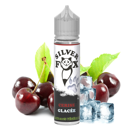 ❄️E-Liquide Cerise glacés - Silver Fox 100% végétale 50 ml