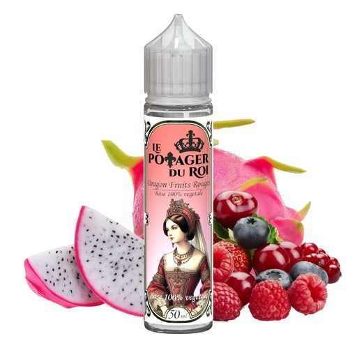 🐉 E-liquide Dragon Fruits Rouges - Le Potager du Roi | 50ml - Base Végétol
