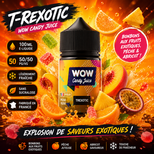 T-Rexotic – WOW Candy Juice | 100 ml