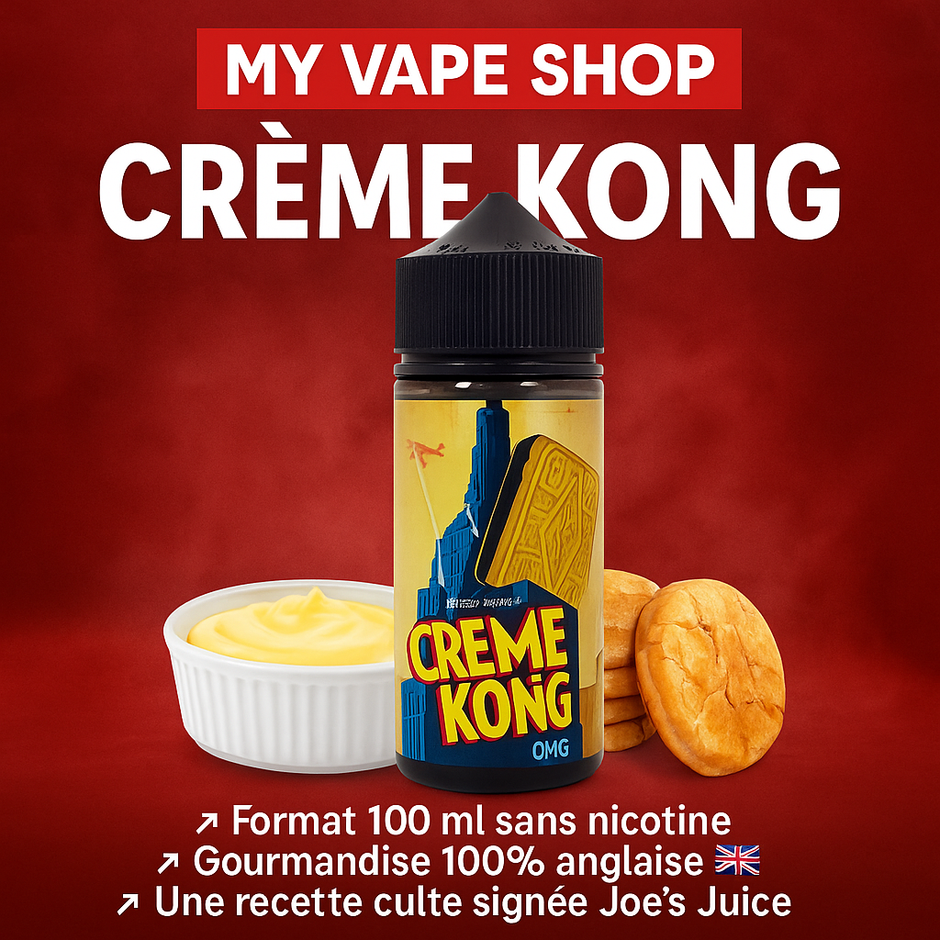 E-Liquide Crème Kong -  Joe's Juice - 100ml
