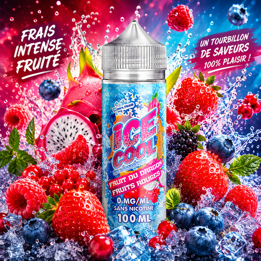 E-liquide Extra Fruits Rouges – Ice Cool by LiquidArom 100ml (Shortfill 120ml)