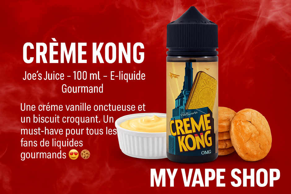 E-Liquide Crème Kong -  Joe's Juice - 100ml