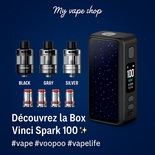🔋 Box Vinci Spark 100 – Voopoo