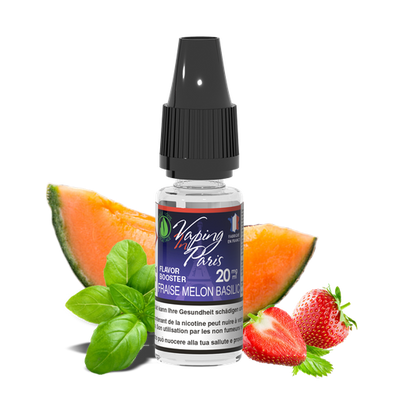 Booster Flavor Fraise Melon Basilic végétol 10ml / 20mg  