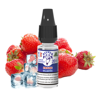 Booster fraise glacée silver fox  végétol 10ml / 20mg 