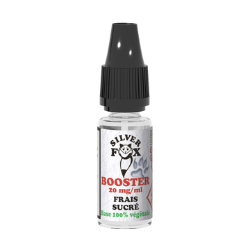 ❄️🍬 Booster de nicotine Frais et Sucré Silver Fox 50/50 végétale – 10 ml / 20mg