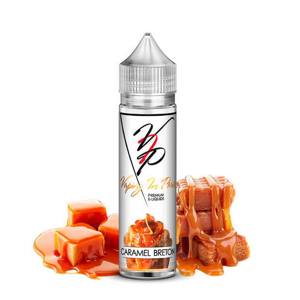 E-LIQUID CARAMEL BRETON - VAPING IN PARIS 50 ML. : 100 % pflanzlich