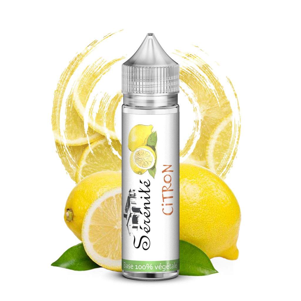 E-Liquid Citron - Sérénité 50 ml / 100 % pflanzlich