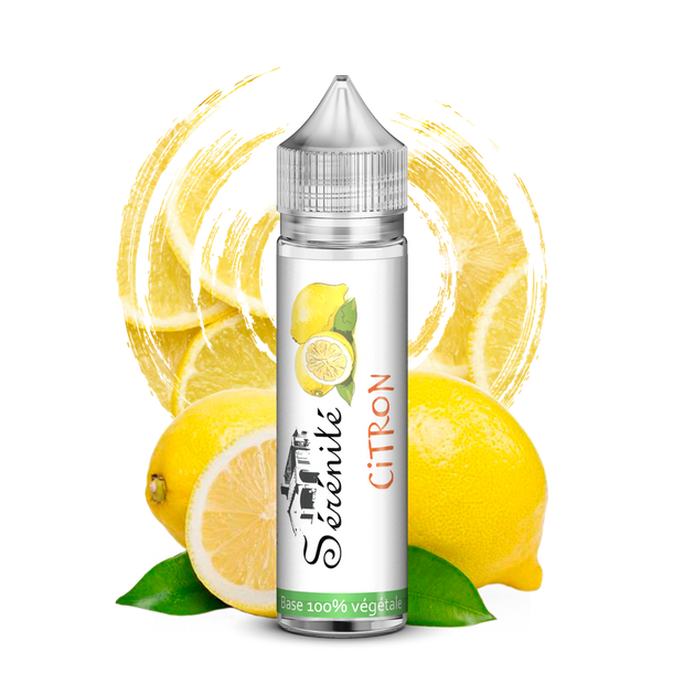 E-liquide Citron - Sérénité 50 ml / 100% végétale
