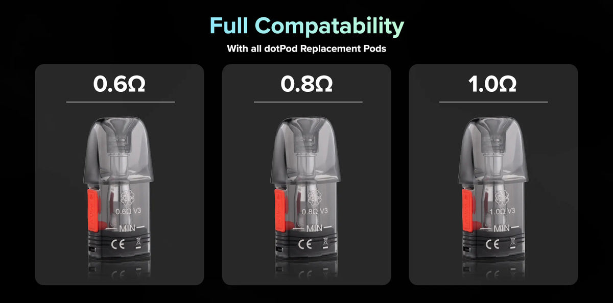 🔧 Cartouches DotPod - Dotmod | Pack x2 ( 0.6 Ohm )