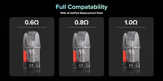 🔧 Cartouches DotPod - Dotmod | Pack x2 ( 0.6 Ohm )