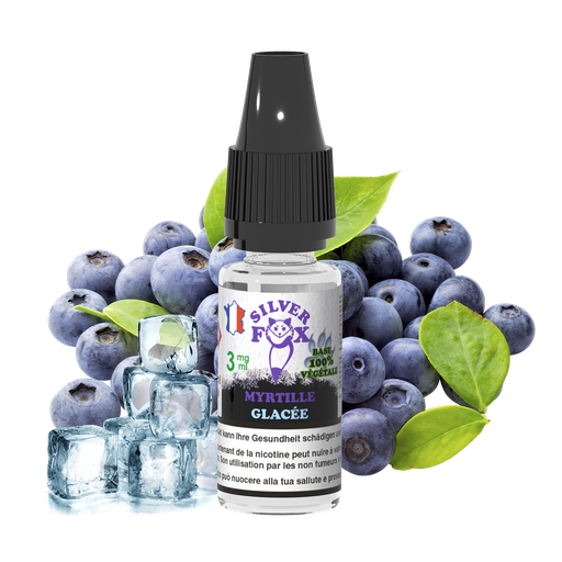 E-liquide Myrtille Silver Fox 10ml / 20 mg 