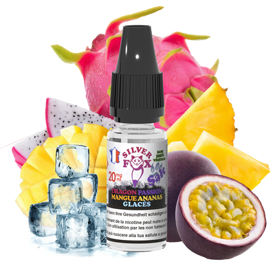  E-liquide  Dragon Passion Silver Fox _10ml / 20mg SALT