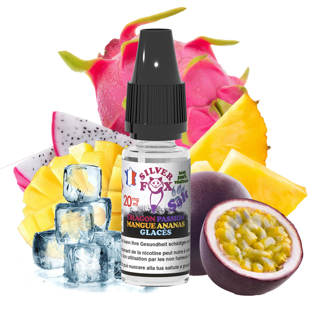  E-liquide  Dragon Passion Silver Fox _10ml / 20mg SALT
