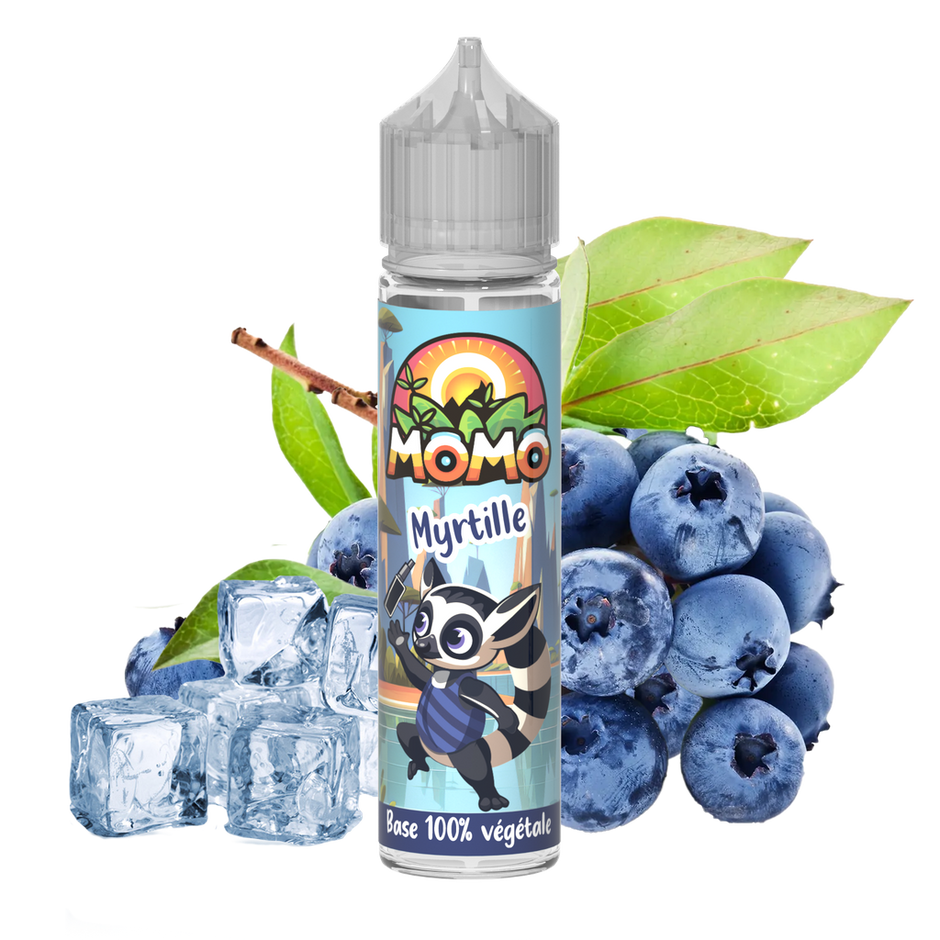 E-LIQUID MYRTILLE GLACÉ - SILVER FOX VÉGÉTALE 50 ML.