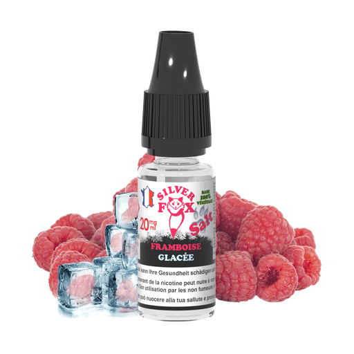 ❄️E-liquide Silver Fox - Framboise 10ml /20mg NS