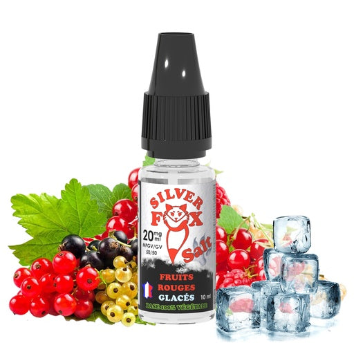 🍓🍒 E-liquide Silver Fox Fruits Rouges 10 ml / 10 mg NS
