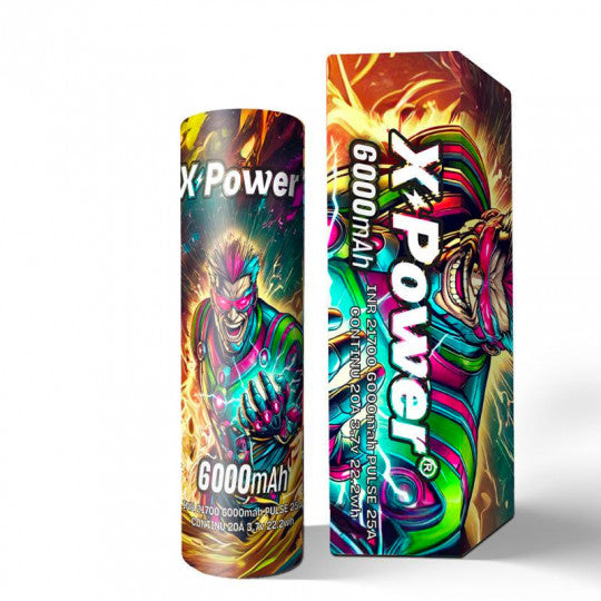 🔋 Accu X Power 21700 6000 mAh.