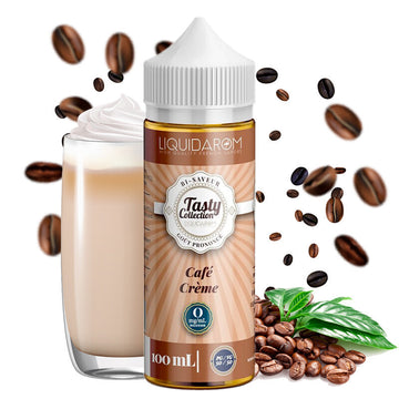 E-LIQUIDE CAFÉ CRÈME - TASTY COLLECTION BY LIQUIDAROM 100 ML .