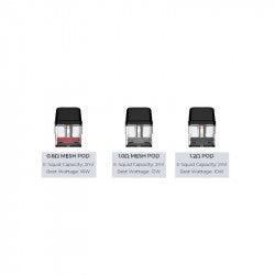 Kartuschen Xros 2 ml und 3 ml - Vaporesso | Packung x4 3 ml, MTL, RDL, DTL, Packung mit 4 Einheiten