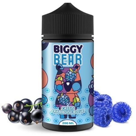 E-Liquide Cassis Framboise Bleue – Biggy Bear 200 ml