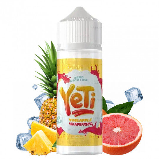 E-liquide Pineapple Grapefruit - Shortfill format - Ice Cold by Yéti | 100ml
