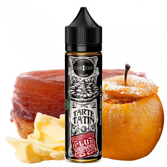 🥧E-Liquide Tarte Tatin - Édition Dessert by Curieux 50ml "Shortfill 70ml"