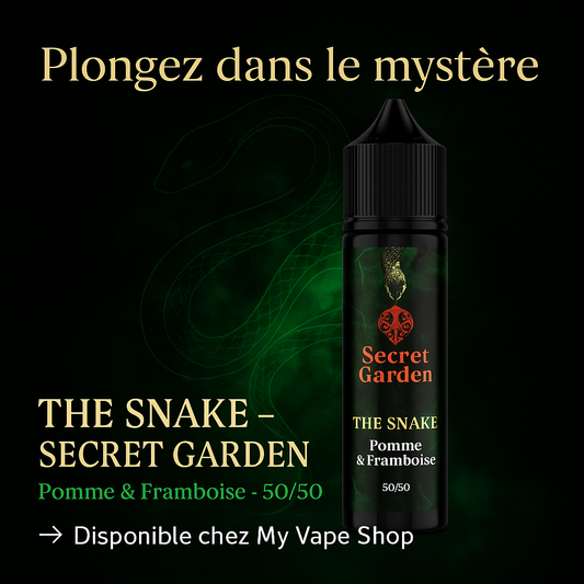 E-liquide The Snake - Secret Garden by Secret's Lab | 50ml "Shortfill 75ml"