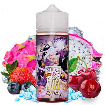 🧊 E-liquide Katana - Fighter Fuel X Enfer- Maison Fuel 100 ml "Shortfill 120 ml"