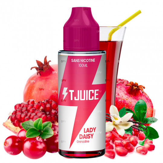 E-liquide Lady Daisy - T-Juice | 100 ml in 120 ml