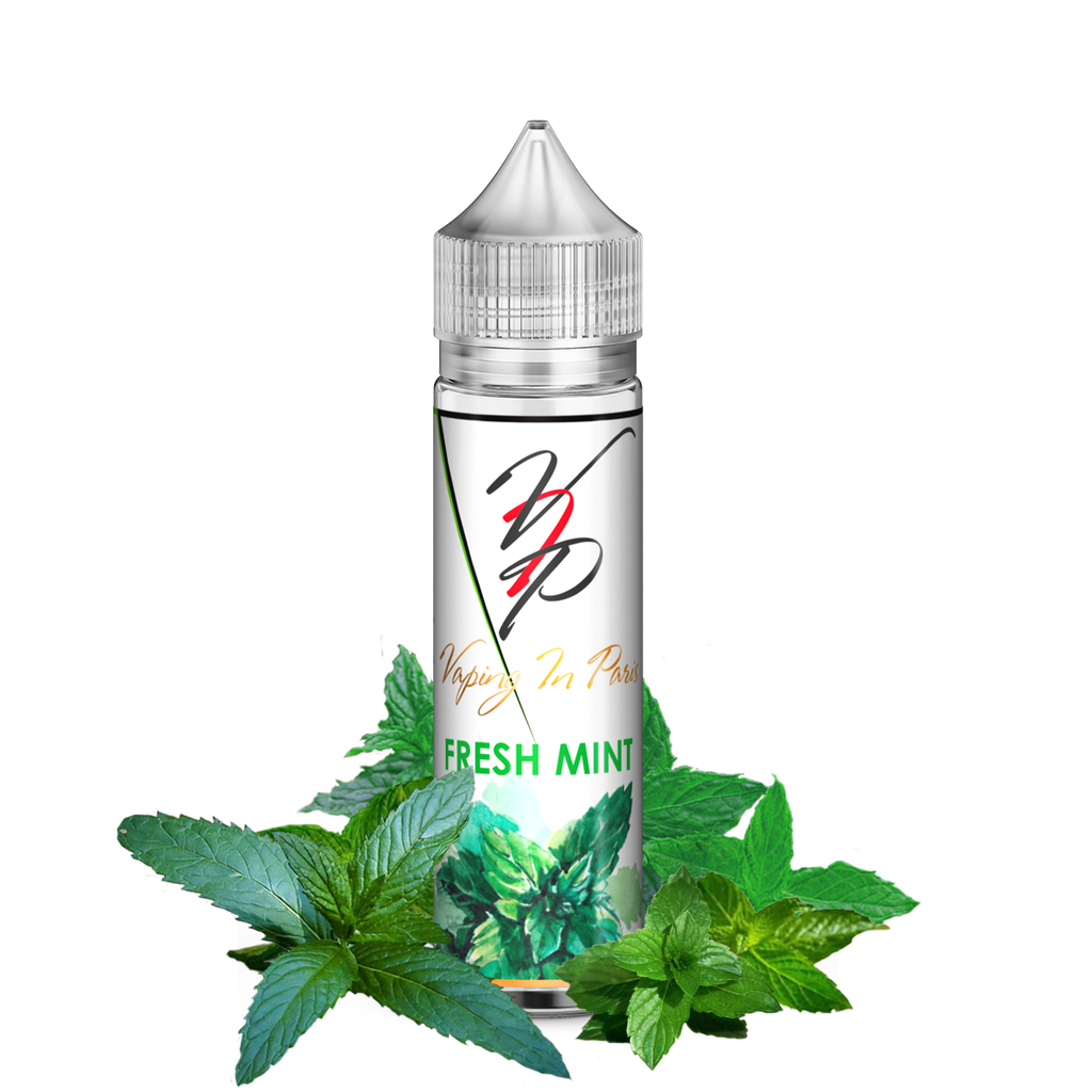 E-LIQUID FRISCHE MINT - VAPING IN PARIS 50 ML: 100 % pflanzlich