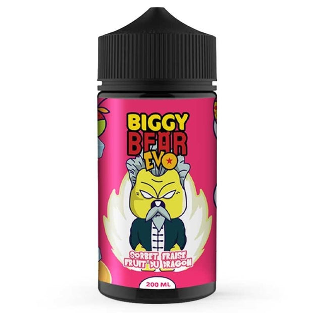 🍓🐉 Sorbet Fraise Fruit du Dragon – Biggy Bear 200 ml