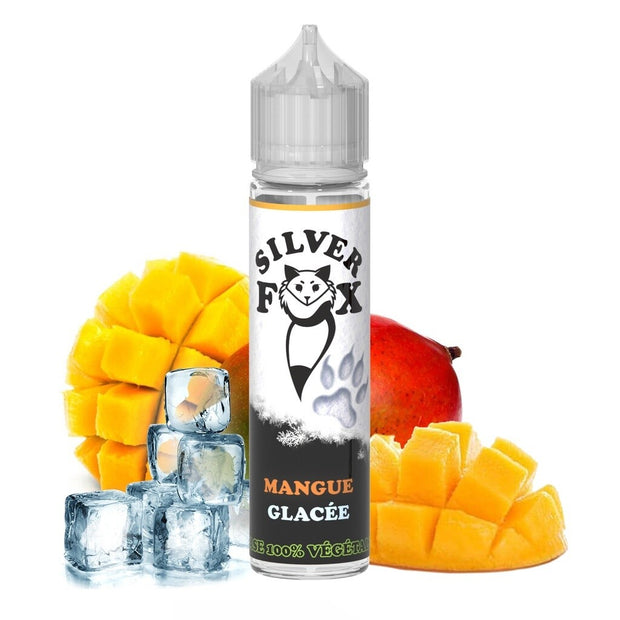 🥭❄️ E-liquide Mangue Glacée - Silver Fox 50 ml  100% Végétal.